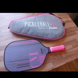 Franklin Christine McGrath Pro Pickleball Paddle w carry bag